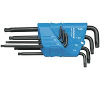 Juego de llaves Allen 7 pzas TORX T10-T40