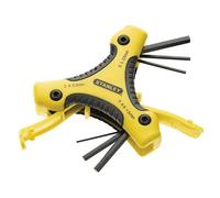 Juego de Llaves Allen STANLEY, 9 Piezas, Diseño Triangular