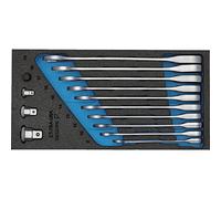 Gedore 1500 CT1-7 RA - Juego de llaves combinadas de carraca en módulo CT