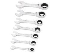Juego de llaves combinadas de trinquete cortas Stanley FatMax de 7 piezas de 8-19 mm FMMT82900-0