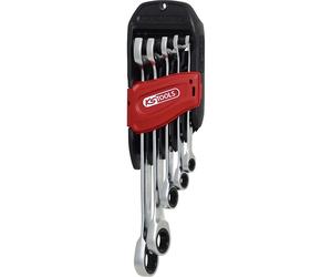 Juego de llaves combinadas de trinquete DUO GEARplus® KS Tools, posición de horquilla 15°