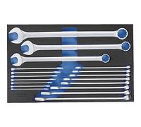 Juego de llaves combinadas en módulo CT 4/4, 18 pzs