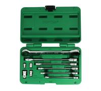 Juego de llaves combinadas TOPTUL 10uds. 8 12 13 17 19mm Bithalter 1/4 "