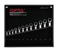 Juego de llaves combinadas TOPTUL 12uds. (8 9 10 11 12 13 15 16 17 18 19 mm)