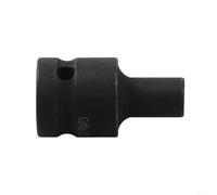 Juego de llaves cuadradas de 1/2 pulgada para tornillos M6-M24, adaptador de rosca resistente con revestimiento de fosfato para uso en trinquete (M6)