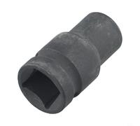 Juego de llaves cuadradas de 1/2 pulgada para tornillos M6-M24, adaptador de rosca resistente con revestimiento de fosfato para uso con trinquete (M16)