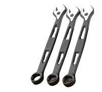 Juego de llaves de 17/18/19/20 piezas, llaves de trinquete de flores de ciruelos de 6-32mm, doble uso métrico for la industria automotriz, clase doméstica(18pcs)