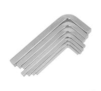 Juego de llaves de 4 puntos en forma de L, herramientas de llave cuadrada de acero al cromo vanadio, 7 piezas de 3 a 10 mm para tornillos cuadrados