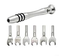 Juego de llaves de aluminio de precisión con perfil de borde estrecho para un mejor control cuando se trabaja con sujetadores pequeños en áreas reducidas