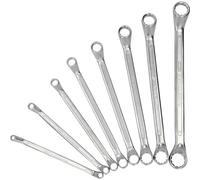 Juego De Llaves De Anillo Doble KS Tools COMPETITION, Inclinadas, 8 Piezas