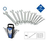 Juego De Llaves De Anillo Y Boca Brilliant Tools, 15 Piezas 6-22mm