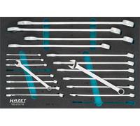 Juego De Llaves De Anillo Y Boca HAZET - Perfil De Tracción 19 Piezas 163-210/19