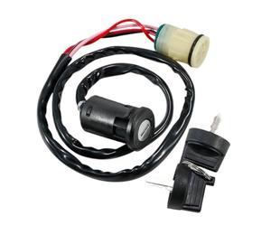 Juego de llaves de bloqueo de interruptor de ignición de motocicleta Compatible con TRX650FAA TRX650FGAA TRX680FA2A TRX680FGAA TRX680FAAC 35100-HN8-003