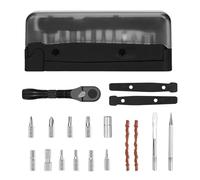 Juego de Llaves de Carraca para Bicicletas | Equipo Portátil Mini de Mantenimiento de Neumáticos | Llave de Carraca para Bicicleta de Carretera,para Ciclismo de Montaña Carretera Ciudad y Viajes