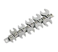 Juego De Llaves De Codo Siegen S0866 10 Piezas Abierto 3/8" Cuadrado Métrico