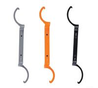 Juego de llaves de contratuerca ajustables de 1/2 3/4 1 pulgada para accesorios de conducto, diseño de curva desplazada con punta de gancho e imanes, para un fácil almacenamiento y