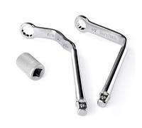 Juego de Llaves de Distribuidor DURATECH Pro, 2 Piezas, SAE, 1/2" y 9/16", 12 Puntos, Herramienta Profesional de