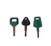 Juego de llaves de equipo pesado, paquete de 3 para excavadora, cargadora, camión, ignición, compatible con la serie F marcada 777 C001, código de repuesto 11039228