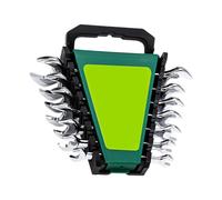 Juego de llaves de extremo abierto de grado automotriz con cuerpo grueso para aplicaciones de alto par de torsión, herramienta de reparación de diseño ergonómico, juego de llaves ergonómicas para