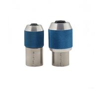 Juego de llaves de grifo, 2 piezas de herramienta de extracción ajustables para grifos, escariadores, extractor de tornillos, portabrocas (azul)