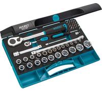 Juego De Llaves De Impacto HAZET 12,5Mm 1/2" Pozidriv Phillips TORX 47 Piezas 95