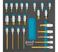 Juego De Llaves De Impacto HAZET 23 Piezas 12,5Mm 1/2" Vielzahn XZN 163-119/23