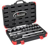 Juego De Llaves De Impacto V2318N 3/4" Exterior Hexagonal 21 Piezas 19 - 50