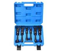 Juego de llaves de pie de cuervo, accesorio de enchufe funcional, hardware ajustable avanzado, herramientas de acero al cromo vanadio resistentes para espacios reducidos, equipo mecánico de