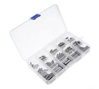 Juego de llaves de pluma de extremo redondo de 175 piezas, tamaños de 3/4/5/6 mm, kit de llaves paralelas de acero al carbono para reparación de poleas de cortacésped y eje de transmisión