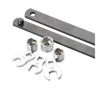 Juego de llaves de polea tensora extendidas de 8 piezas con componentes mecanizados de precisión y galvanizados para uso en servicio del motor