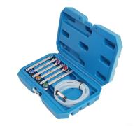 Juego de llaves de purga de freno para coches y camiones con anillos de | Robusto juego de herramientas de frenos con anillos de sellado y diseño de 12/6 cantos para un cambio seguro de aceite en