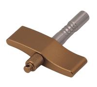 Juego de llaves de tambor de aleación de aluminio, estilo T, pieza de afinación de tambor, llave cuadrada estándar, llave de tambor, afinador de tambor, instrumento musical