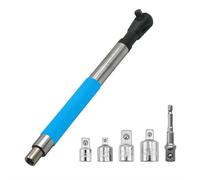 Juego de llaves de trinquete de 1/2 pulgada con múltiples adaptadores, agarre antideslizante para reparación de automóviles, mantenimiento del hogar, herramienta de mano