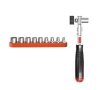 Juego de llaves de trinquete de dirección, acero de aleación, ligeras para proyectos de espacio reducido, llave de trinquete bidireccional