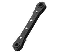 Juego de llaves de trinquete de dos direcciones de 6 a 21 mm, doble cabeza, resistente a la corrosión, galvanizadas, herramienta rápida para reparación de espacios reducidos