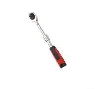 Juego de llaves de trinquete de longitud ajustable, diseño telescópico bidireccional de 72 dientes, 1/4 3/8 1/2 pulgadas para bricolaje profesional (6.35 mm)