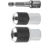 Juego de llaves de trinquete profesionales para llave inglesa de 3/8 pulgadas, vástago de 65 mm, construcción de acero de alto carbono, juego de llaves de grifo industriales