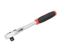 Juego de Llaves de Trinquete Rápidas, Unidad de 3/8 ", 24 Dientes, Llave de Tubo de Acero con de Goma Ergonómico para Reparaciones de Garaje, Automoción y Bricolaje (1/2)