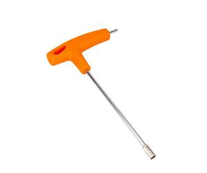 Juego de llaves de tubo con mango en T, acero de aleación de primera calidad, llave con tapa de radio secreta incorporada, herramienta de reparación para mantenimiento de (Orificio hexagonal (5,5 mm))