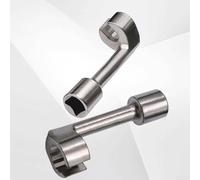 Juego de llaves de tubo de combustible de 1/2 unidad de 12, 14, 16, 17, 18, 19 mm, para tubo y tubería automotriz, 1 paquete (19 mm)