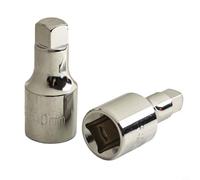 Juego de llaves de tubo de drenaje de aceite para Fukang, 3 piezas de llave de acero al cromo vanadio con S8 extendido y S8 estándar, alto par de torsión a prueba de óxido D