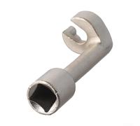 Juego de llaves de tubo de línea de combustible de 1/2 pulgada, llaves de línea de extremo abierto de 17 mm y 19 mm para accesorios de tubería y tubos automotrices, construcción de metal resistente