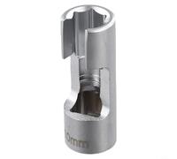 Juego de llaves de tubo de línea de combustible de 10 a 19 mm, 3/8 pulgadas, cromo vanadio, extremo abierto, tuercas de unión para extracción de tubos automotrices y mano mecánica (10 mm)