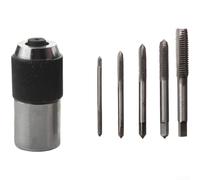 Juego de llaves de vaso ajustables de 3/8 para grifos de rosca #6 a 1/2 pulgadas, soporte de grifo de acero para espacios restringidos (6 piezas)