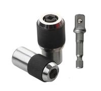 Juego de llaves de vaso ajustables para llave de trinquete de 3/8 pulgadas, herramienta de roscado de acero de 3 piezas con barra de extensión, tratado térmicamente para mayor durabilidad, negro y