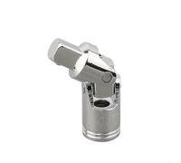 Juego de llaves de vaso articuladas, 1 unidad, adaptador de barra de extensión de trinquete 1/4 3/8 1/2 herramienta de accionamiento giratorio de acero al cromo vanadio para reparaciones de
