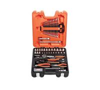 Juego De Llaves De Vaso Bahco Métrico De 1/4 Y 1/2" Con 81 Piezas En Caja S81MIX