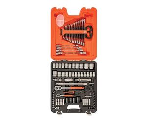 Juego De Llaves De Vaso Bahco Métrico Imperial De 1/4" Y 1/2" 94 Piezas S87+7