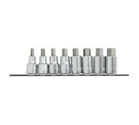 Juego de llaves de vaso de 1/2" TOPTUL 1/2 8uds. 1/4 5/16 3/8 7/16 1/2 9/16 5/8 3/4 pulgadas