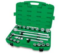 Juego de llaves de vaso de 1/2". TOPTUL 3/4 ", 19 - 26 27 29 30 32 35 36 38 41 46 50 mm